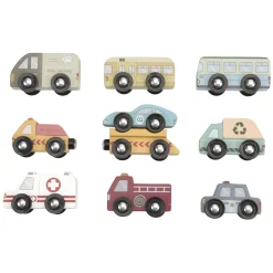 Houten Treinbaan Uitbreidingsset - Garage FSC>Little Dutch Hot