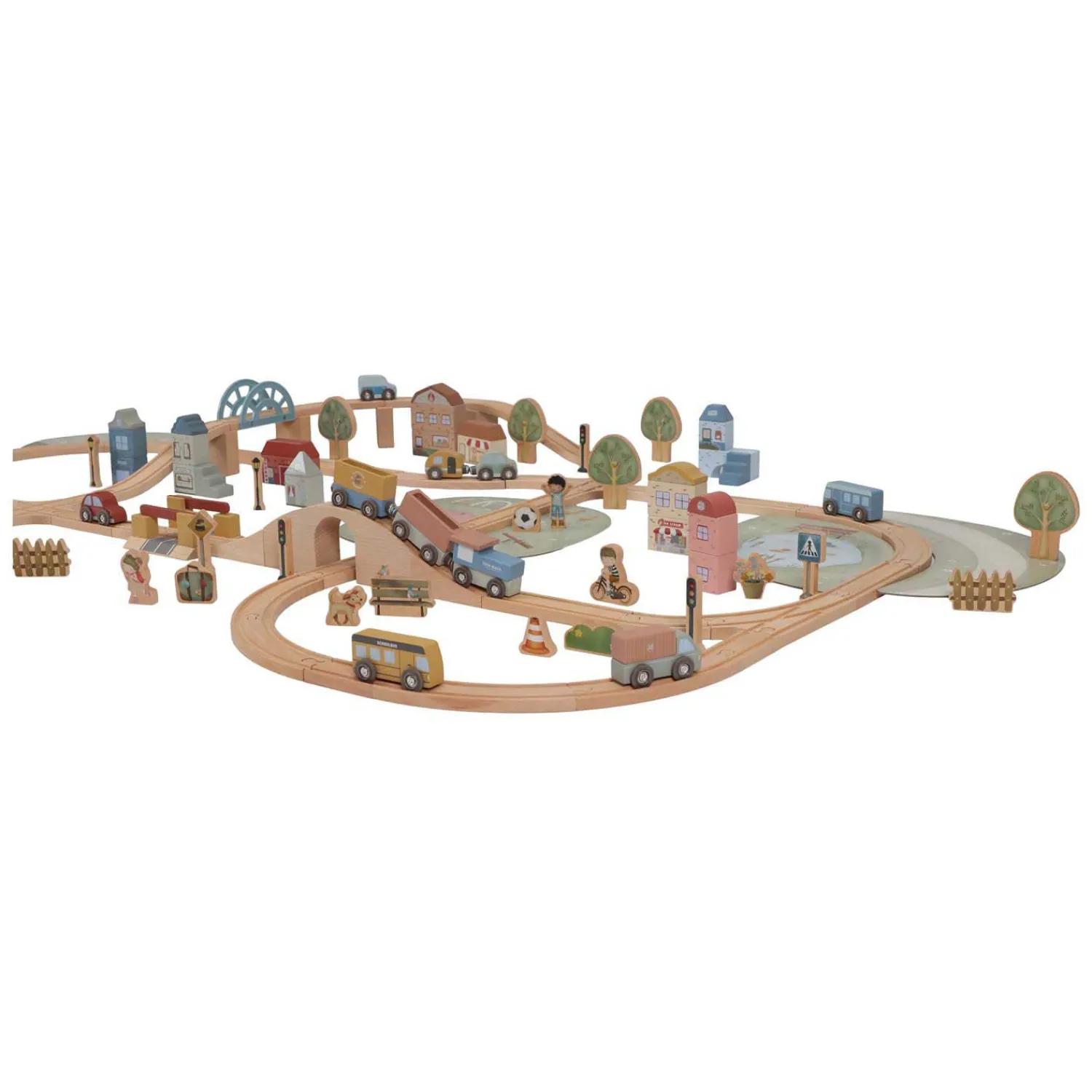 Houten Treinset XXL FSC-Little Dutch New