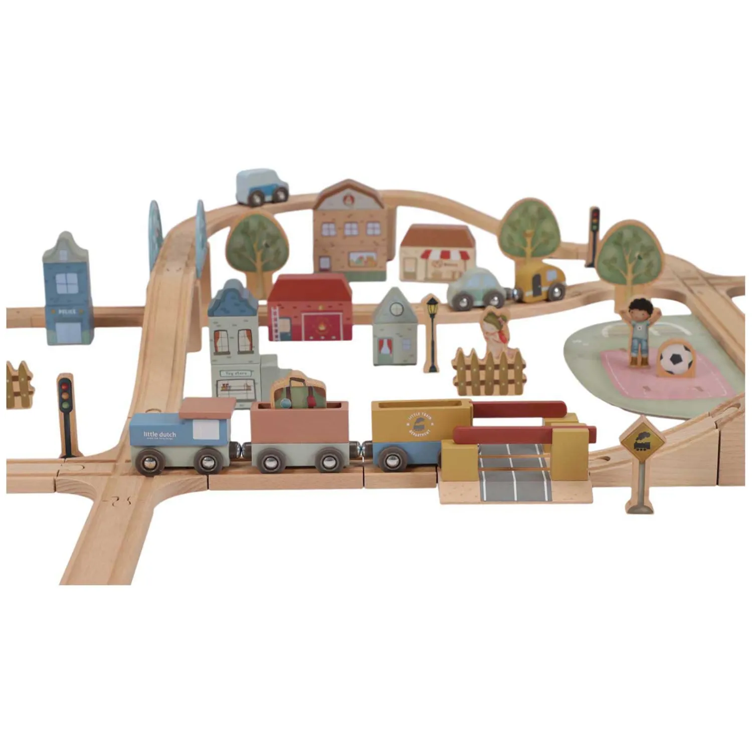 Houten Treinset XXL FSC-Little Dutch New