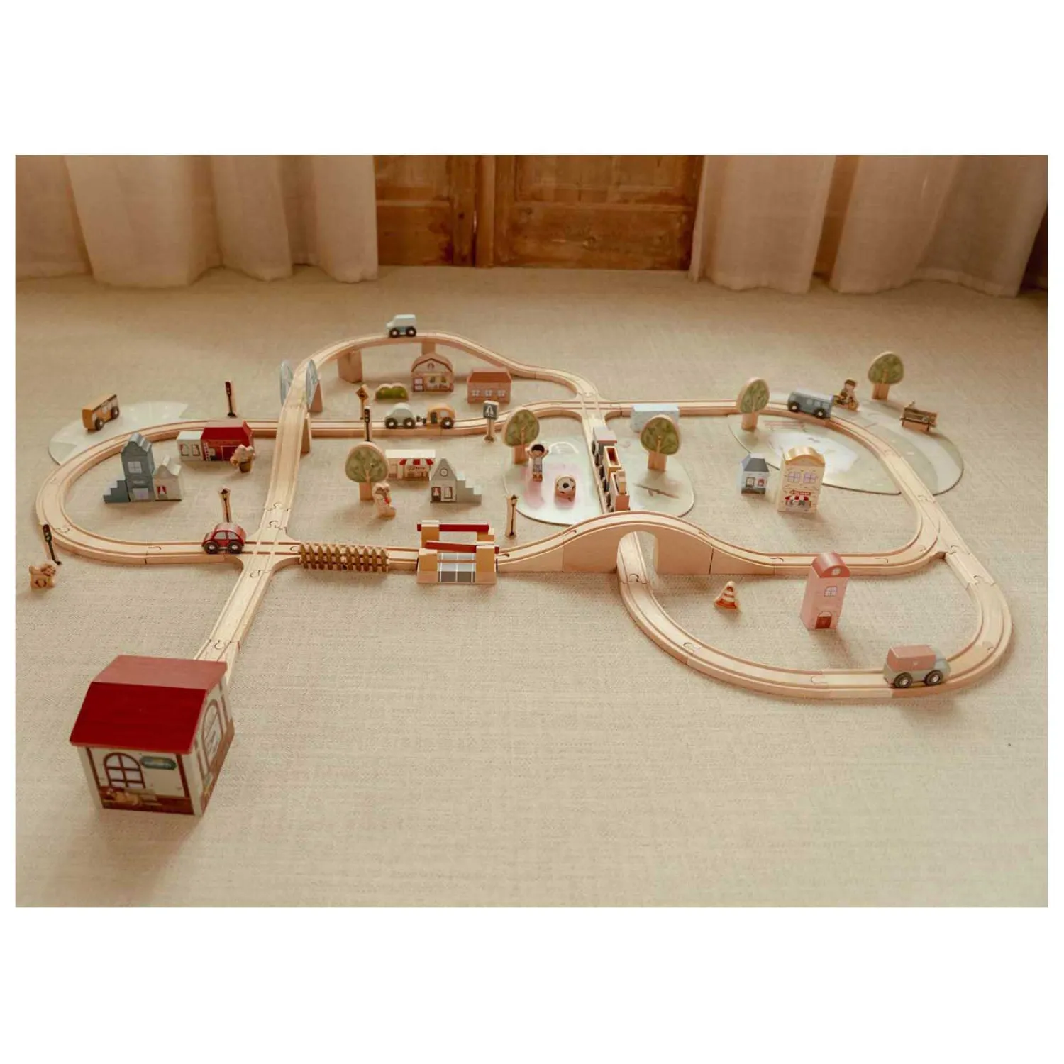 Houten Treinset XXL FSC-Little Dutch New