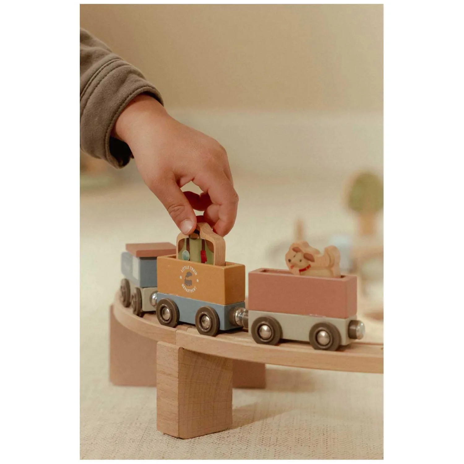 Houten Treinset XXL FSC-Little Dutch New