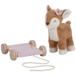 Houten Trekdier Hert Fairy Garden FSC-Little Dutch Hot