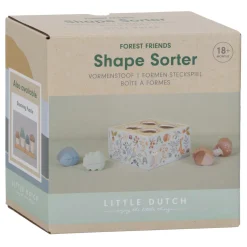 Houten Vormenstoof Forest Friends FSC, 6dlg.-Little Dutch