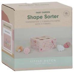 Houten Vormenstoof Fairy Garden FSC, 6dlg.-Little Dutch