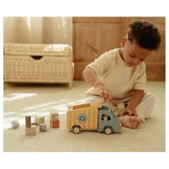 Houten Vuilniswagenset met Poppetje FSC><noscript><img width=