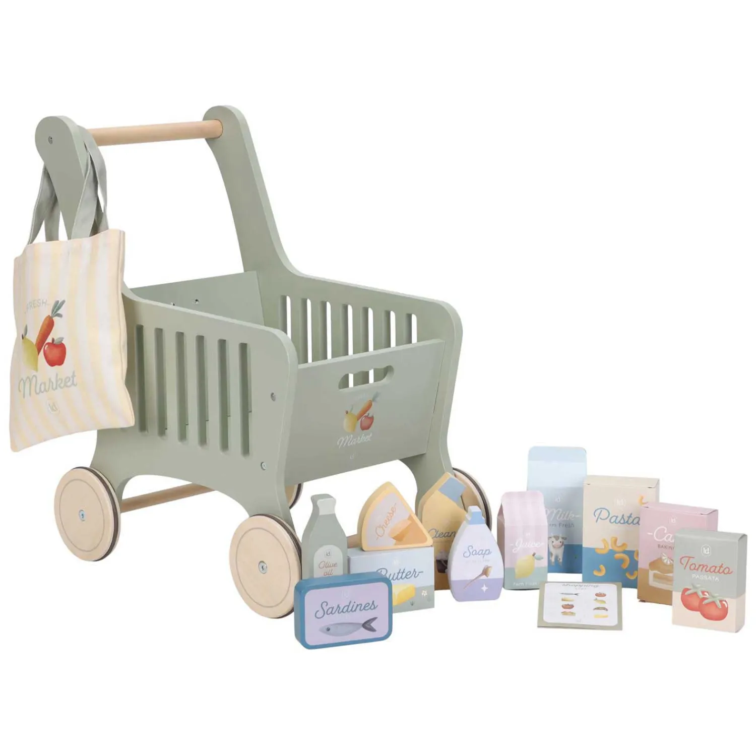 Houten Winkelwagen FSC>Little Dutch Clearance