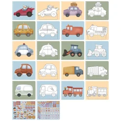 Jim's Garage Voertuigen Maken - Met Schaar-Little Dutch Hot