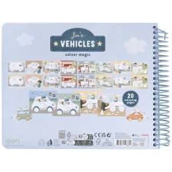 Jim's Voertuigen Kleurboek - Met 3 Potloden-Little Dutch Discount