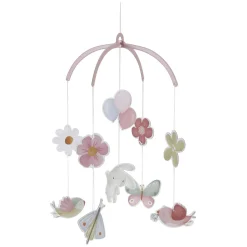Kartonnen Mobiel Flowers & Butterflies FSC-Little Dutch Hot