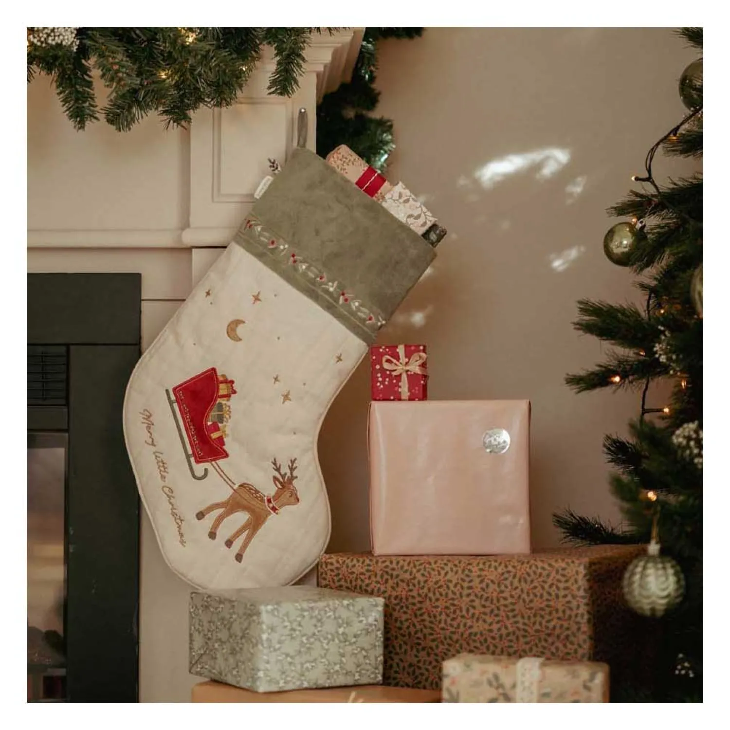 Kerstsok-Little Dutch