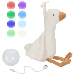 Knuffelgans Licht & Geluid>Little Dutch