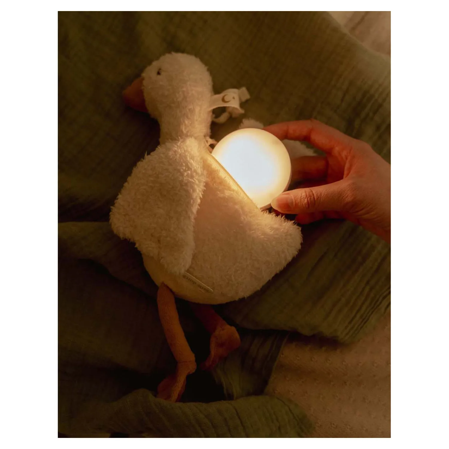 Knuffelgans Licht & Geluid>Little Dutch