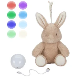 Knuffelkonijn Licht en Geluid>Little Dutch Best