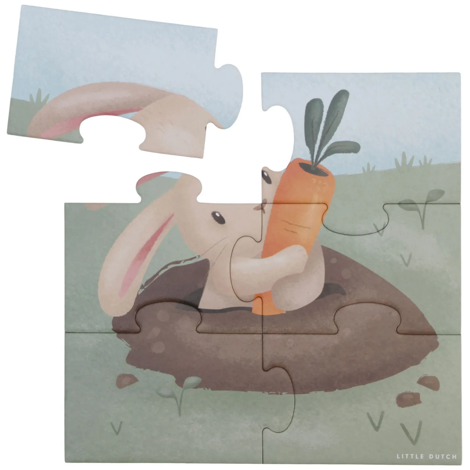 Legpuzzel 4in1 Little Farm FSC-Little Dutch Clearance