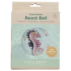 Little Dutch Ocean Dreams Strandbal 3D Figuur Roze