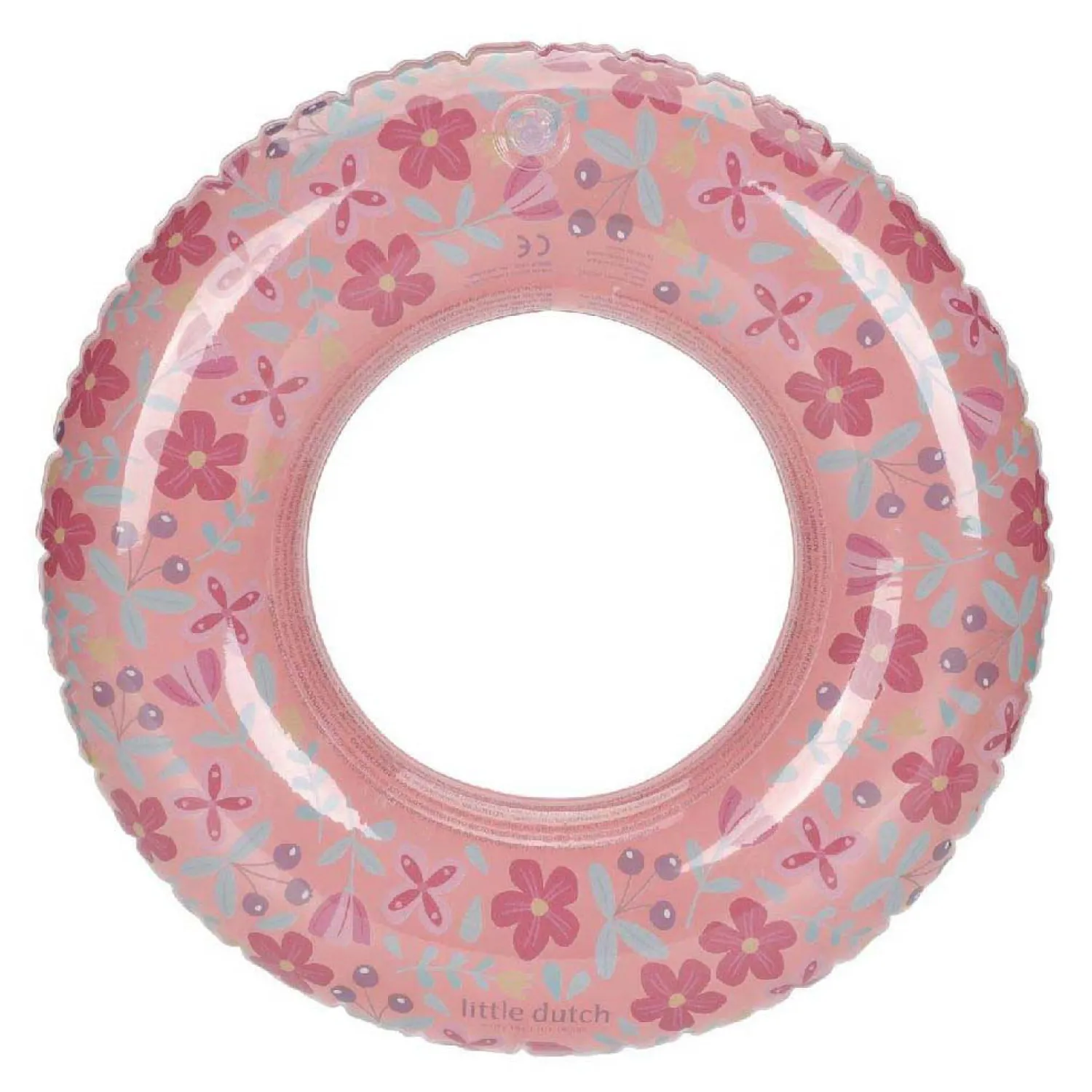 Little Dutch Pink Flower Zwemring, 50cm