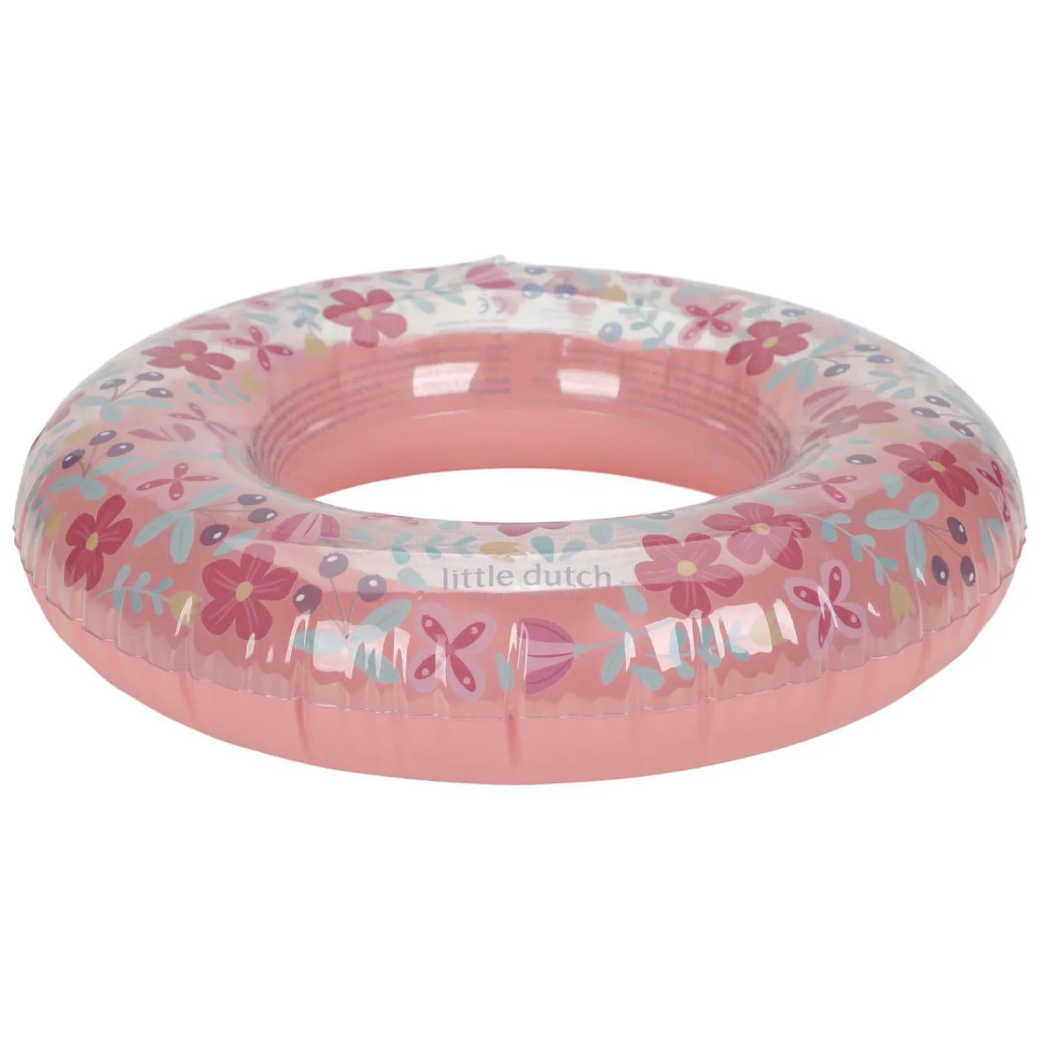 Little Dutch Pink Flower Zwemring, 50cm