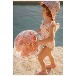 Pink Flowers Strandbal 3D Figuur, 35cm-Little Dutch Sale