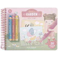 Rosa's Tuin Kleurboek - Met 3 Potloden-Little Dutch Outlet