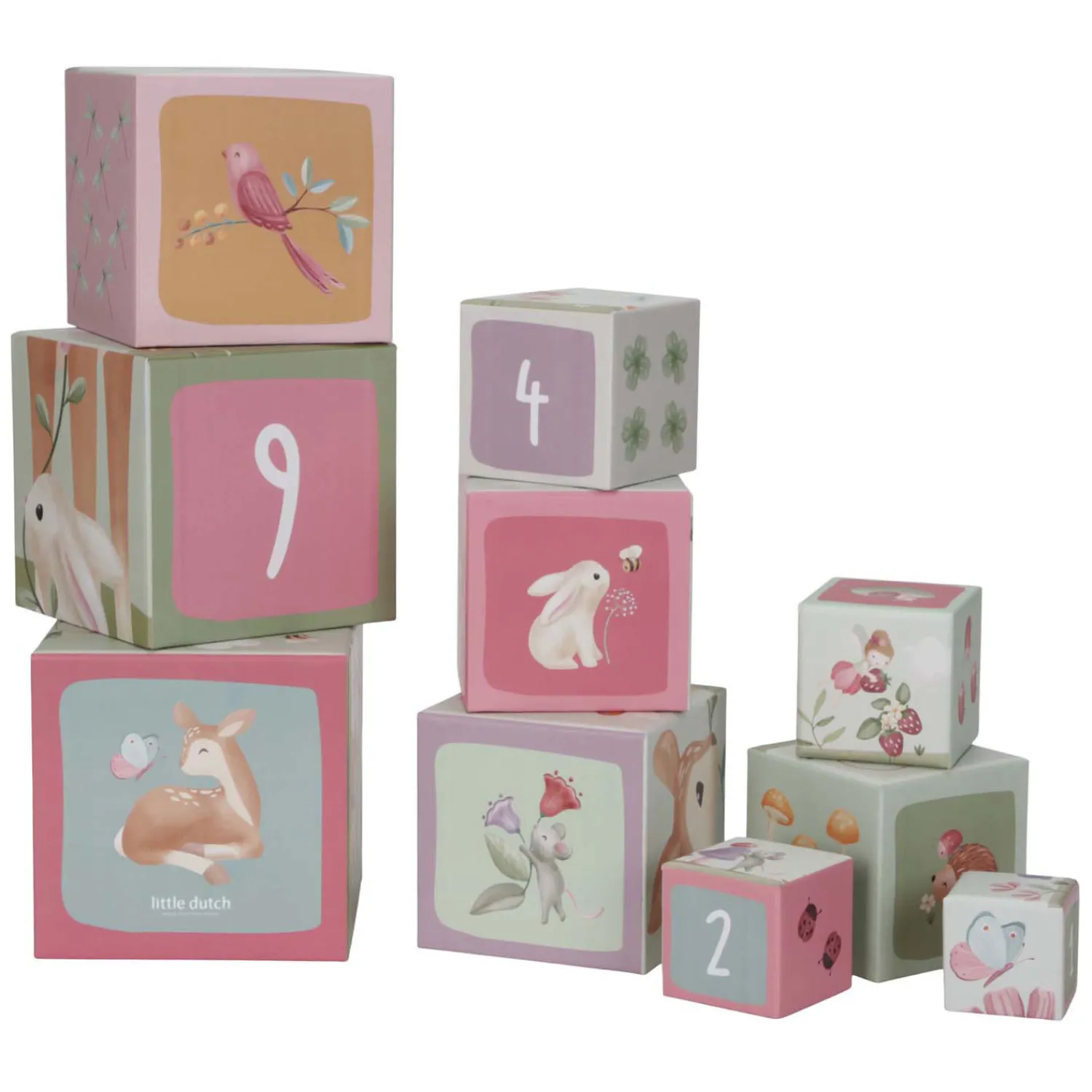 Little Dutch Stapelblokken Fairy Garden FSC, 10dlg. Best