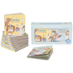 Little Dutch Uitdeelboekjes Hoera! Het Is Feest & Muziekparade, 10st. Sale