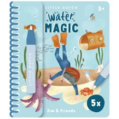 Little Dutch Watertekenboek - Jim & Vrienden Outlet