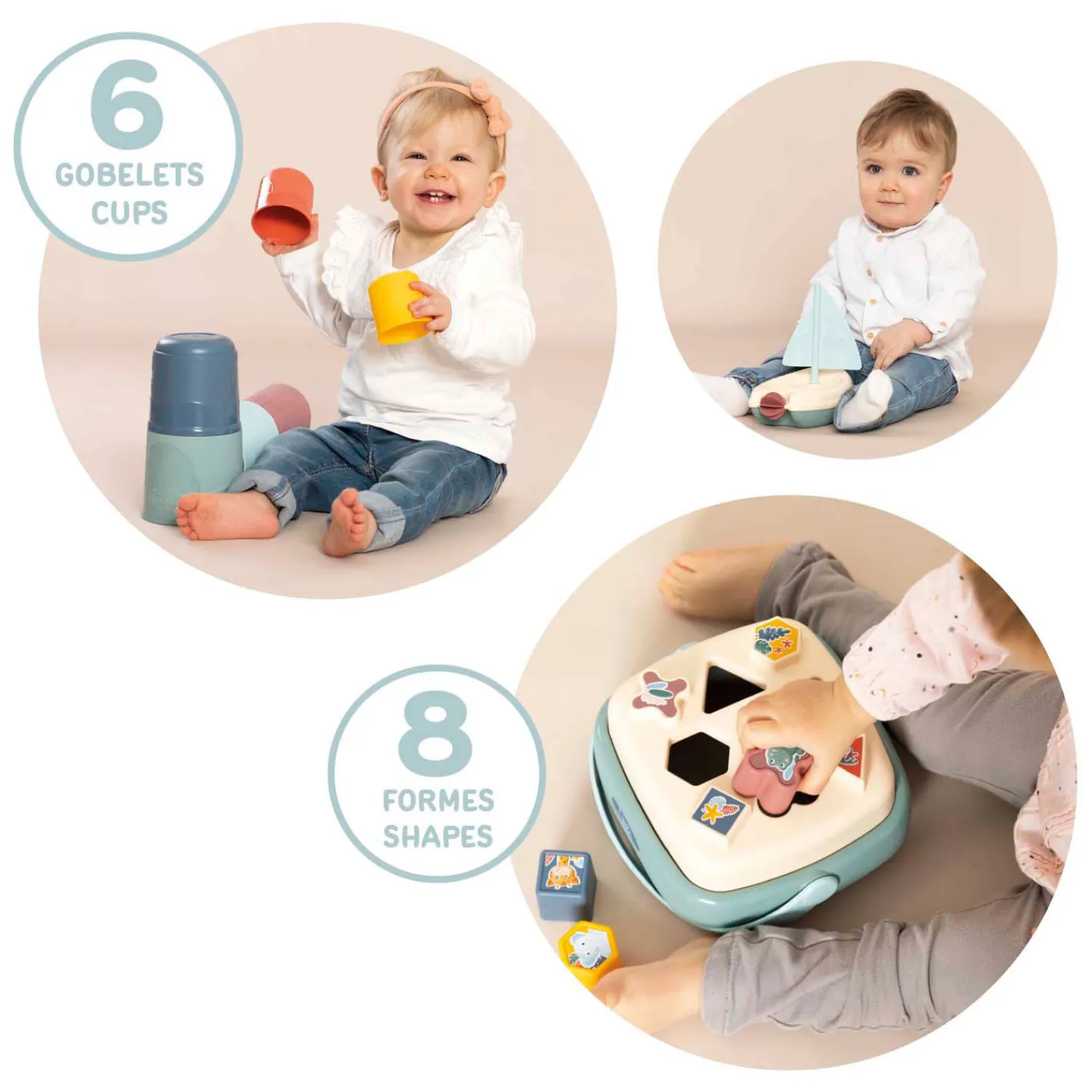 Smoby Little Baby Activiteiten en Badset, 13dlg. Outlet
