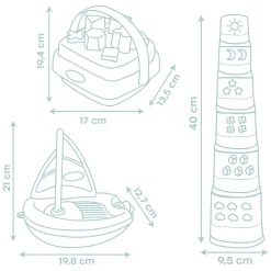 Smoby Little Baby Activiteiten en Badset, 13dlg. Outlet