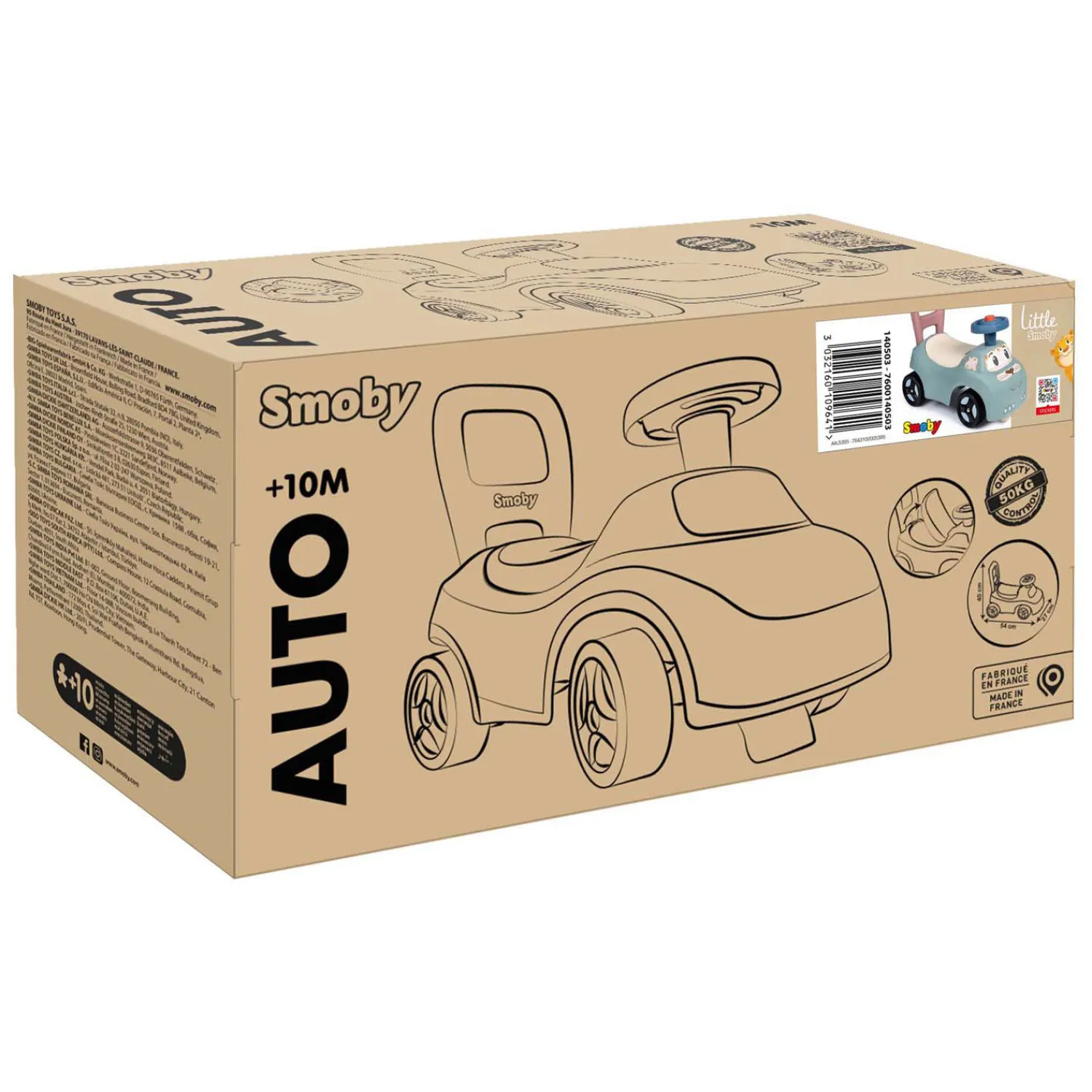 Little Loopauto Pastel Blauw-Smoby Sale