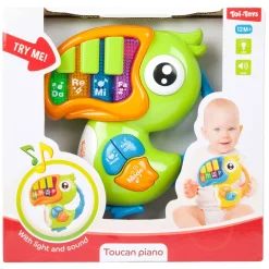 Toi-Toys Little Stars Baby Piano met Muziek Toekan met Licht en Geluid New