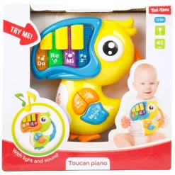 Toi-Toys Little Stars Baby Piano met Muziek Toekan met Licht en Geluid New