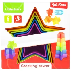 Little Stars Baby Stapeltoren Ster, 6dlg.-Toi-Toys New