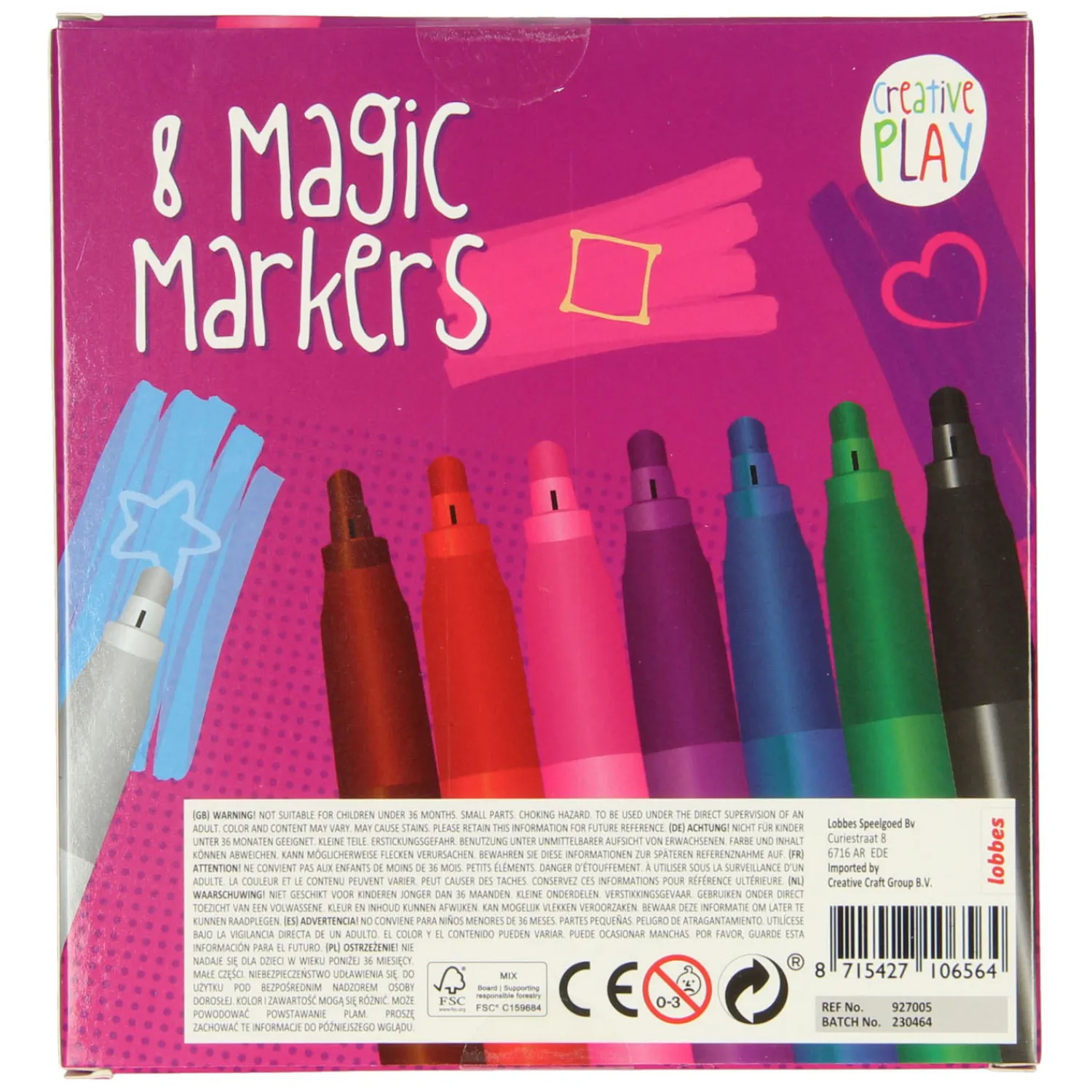 Magische Tover Stiften, 8st.-Lobbes