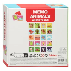 Lobbes Memo Spel - Dier & Huis New