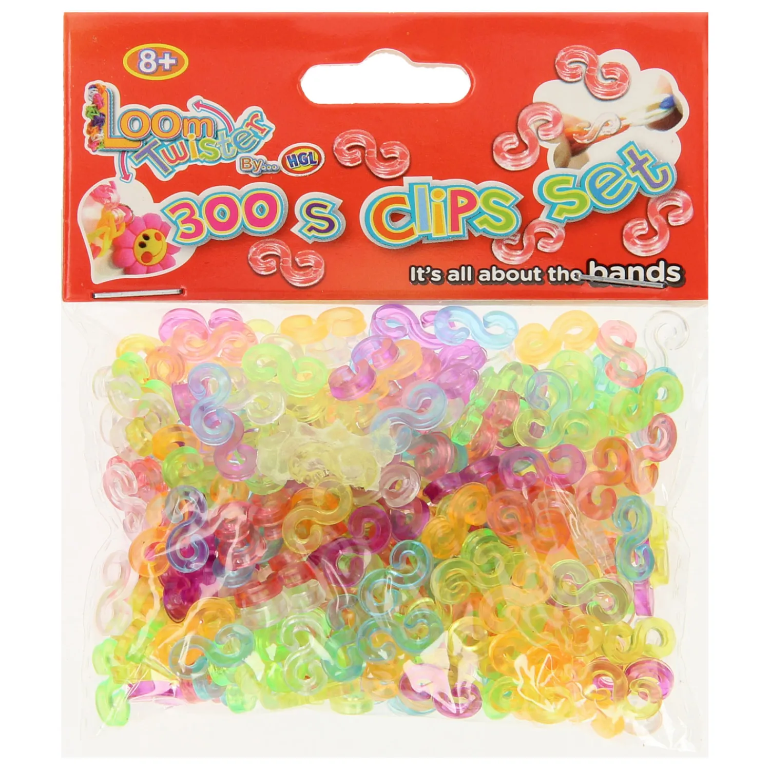 Twister Clips, 300dlg.-Loom Best