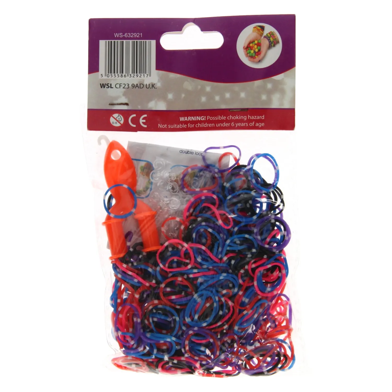 Loom bands Polka Dots Set, 600st. New