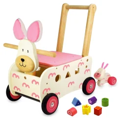 Loop- en sorteerwagen Konijn- Hot