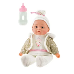 Toi-Toys Lovely Baby Babypop Winterkleren en Flesje Clearance
