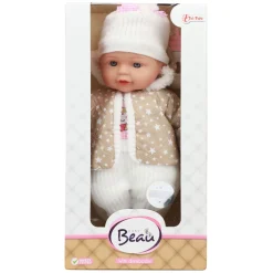 Toi-Toys Lovely Baby Babypop Winterkleren en Flesje Clearance