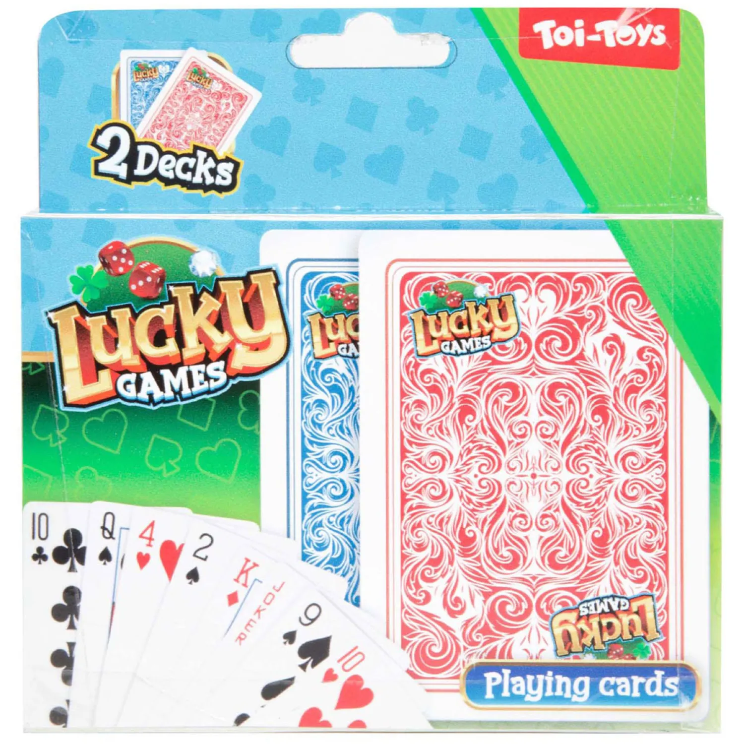 Lucky Games Speelkaarten, 2st.>Toi-Toys Best