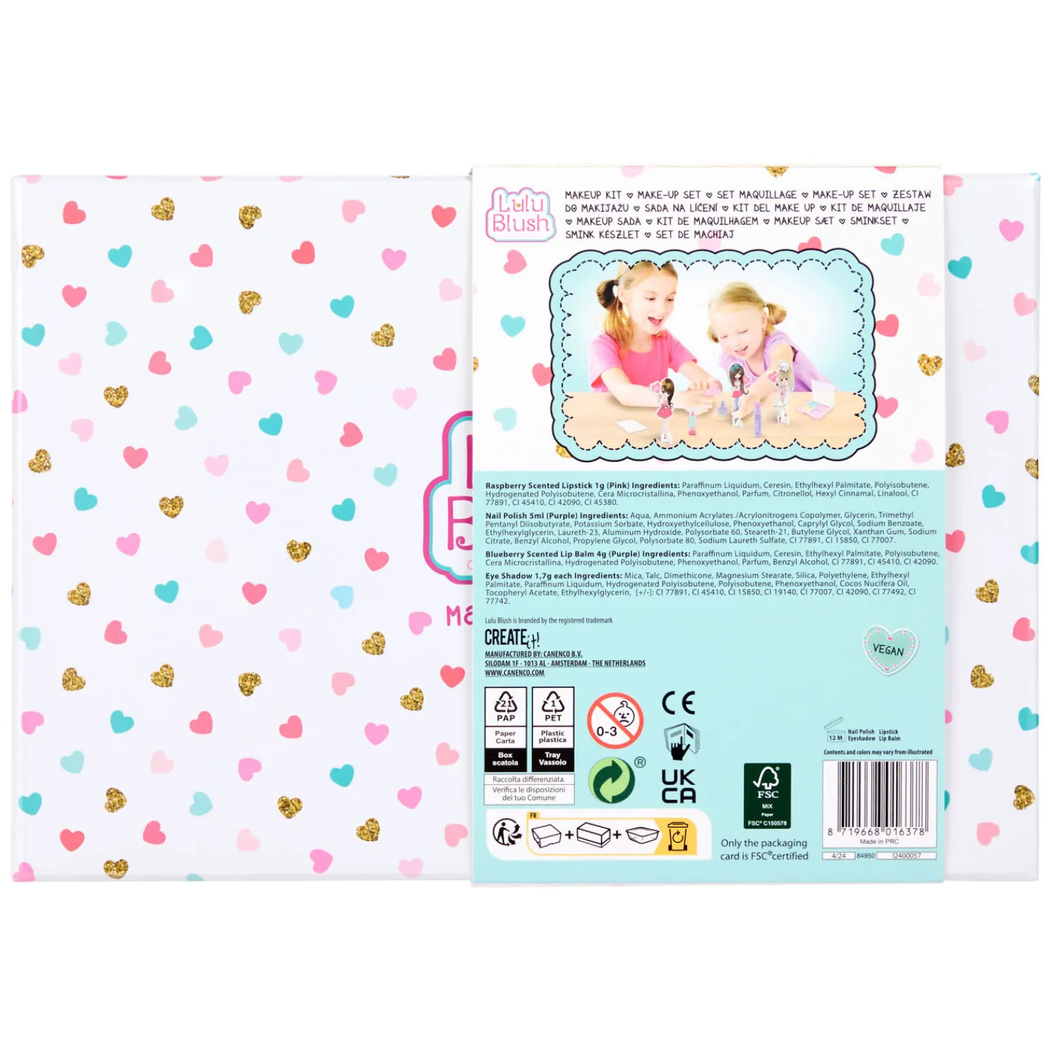 Lulu Blush Make-Up Set-Canenco