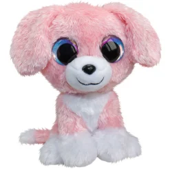 Knuffel - Hond Pinky, 15cm-Lumo Stars Discount