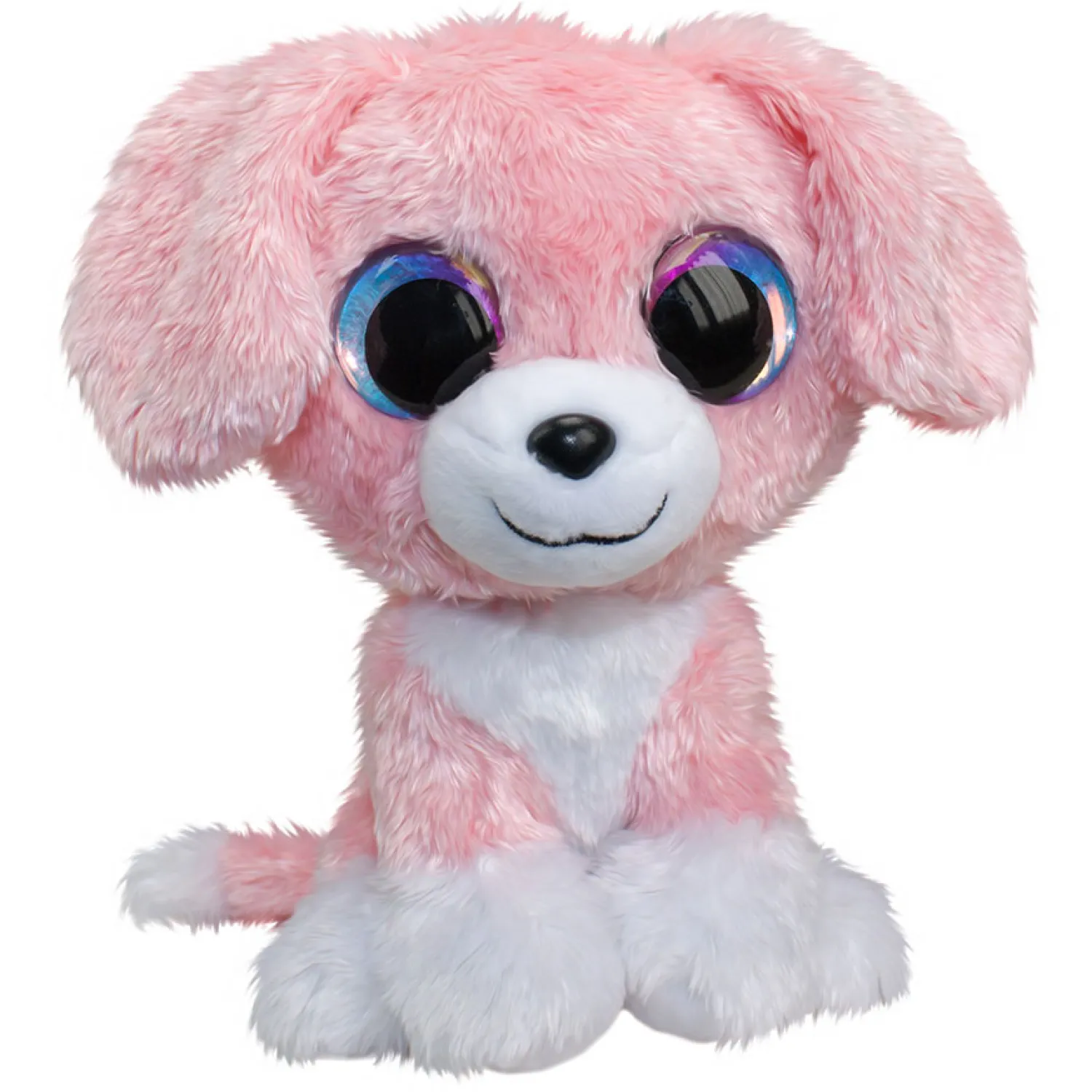 Knuffel - Hond Pinky, 15cm-Lumo Stars Discount