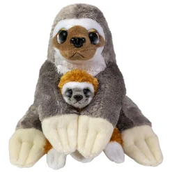 Lumo Stars Knuffel - Luiaard Caramel en Coffee, 24cm