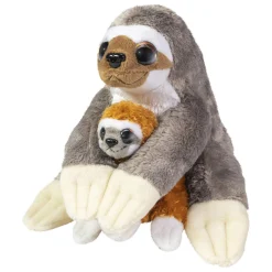 Lumo Stars Knuffel - Luiaard Caramel en Coffee, 24cm