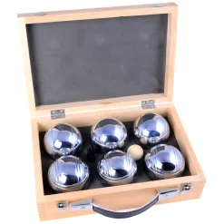 Luxe Jeu de Boules Set in Houten Kist><noscript><img width=