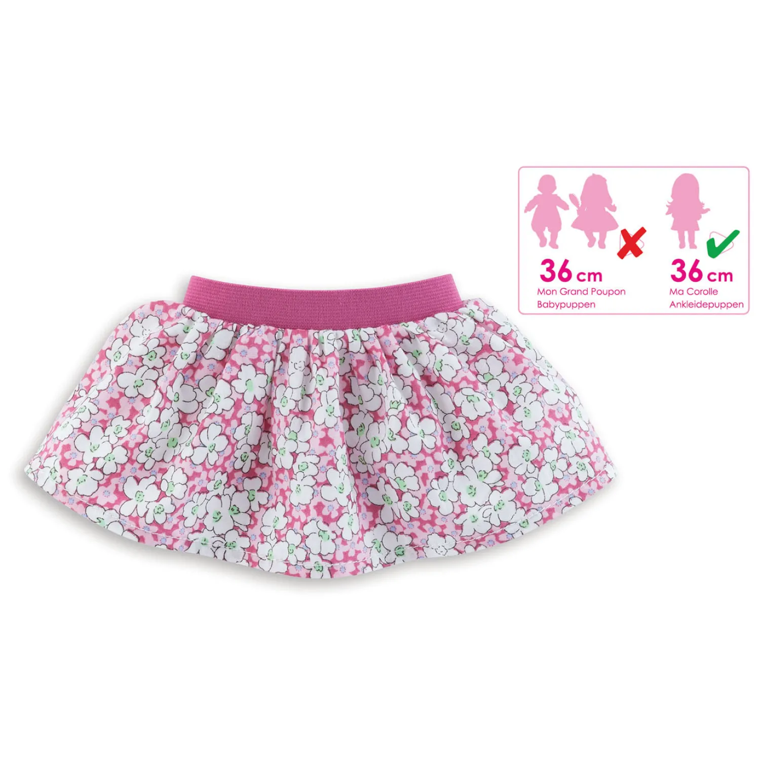 Ma - Poppenrokje Floral>Corolle Sale