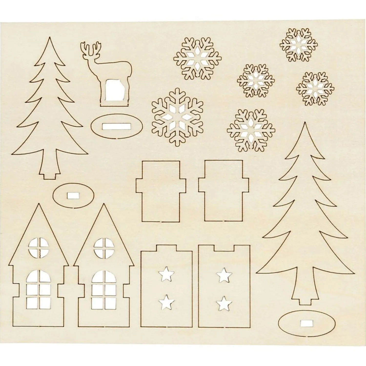 Creativ Company Maak en Versier je Kerst Decoratie Huis Outlet