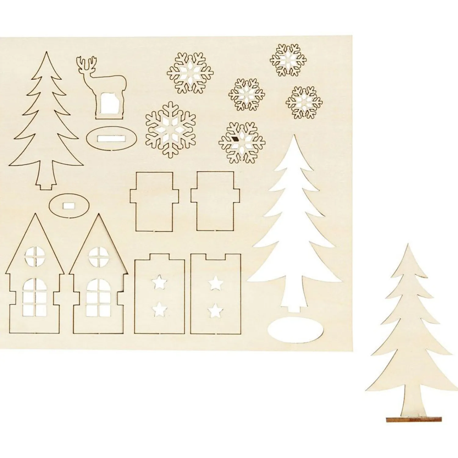 Creativ Company Maak en Versier je Kerst Decoratie Huis Outlet