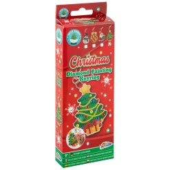 Grafix Maak je eigen Diamond Painting Sleutelhanger Kerst Hot